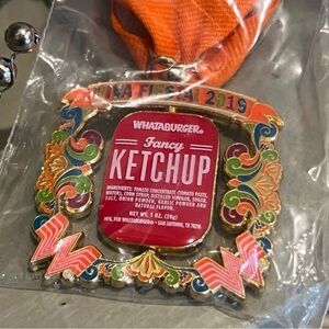 Whataburger 2019 Orange Fancy Ketchup Fiesta Medal